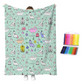🎨🛋️ Kit de couverture à colorier – Créatif, confortable et personnalisable, transformez votre plaid en œuvre d’art unique, pour des moments doux et colorés en famille 🖍️✨