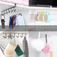 🧥 50% DE RÉDUCTION! 🚪 Porte-manteaux sous armoire – 6 crochets, sans clou & robuste ✨