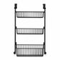 🚪 PROMO FLASH : 50% DE RÉDUCTION ! Étagère de Porte Suspendue – Sans Perçage & Paniers Multiples for Un Rangement Pratique au Quotidien 🧺✨