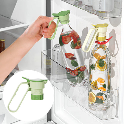 🎃Buy 1 Get 1 Free🍶Reusable Bottle Pourer with Handle & Flip Lid – 24/28mm Adapter