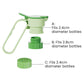 🎃Buy 1 Get 1 Free🍶Reusable Bottle Pourer with Handle & Flip Lid – 24/28mm Adapter