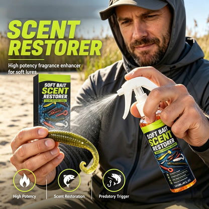 🎄Promo Noël -50% ! Achat 2 pour 1 offert, Spray régénérateur d'odeur appâts mous