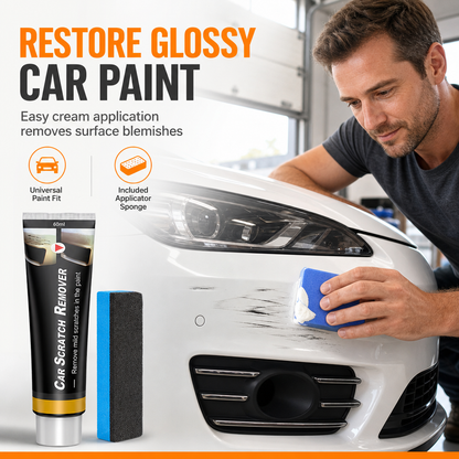 🚗💎 Crème professionnelle de réparation des rayures de voiture – Restaure la brillance, atténue les rayures et protège la peinture, pour une carrosserie impeccable au quotidien 🔧