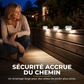 🌞💡 Lampe solaire murale pour gouttières – LED étanche, éclaire gouttières, murs, jardins et clôtures, une solution autonome pour l’extérieur 🏡🌿