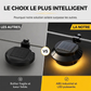 🌞💡 Lampe solaire murale pour gouttières – LED étanche, éclaire gouttières, murs, jardins et clôtures, une solution autonome pour l’extérieur 🏡🌿