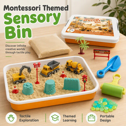 🥳Le plus beau cadeau de Noël🥳🚗 Plus de 50 000 exemplaires vendus ! 🎁 Kit de jeux sensoriels pour enfants avec bac à sable et table de jeu