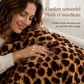 🐆🛋️ Plaid en polyester ultra-doux à imprimé léopard – Chaleur légère, plusieurs tailles et lavage en machine