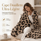 🐆🛋️ Plaid en polyester ultra-doux à imprimé léopard – Chaleur légère, plusieurs tailles et lavage en machine