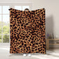 🐆🛋️ Plaid en polyester ultra-doux à imprimé léopard – Chaleur légère, plusieurs tailles et lavage en machine