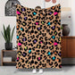 🐆🛋️ Plaid en polyester ultra-doux à imprimé léopard – Chaleur légère, plusieurs tailles et lavage en machine