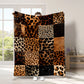 🐆🛋️ Plaid en polyester ultra-doux à imprimé léopard – Chaleur légère, plusieurs tailles et lavage en machine
