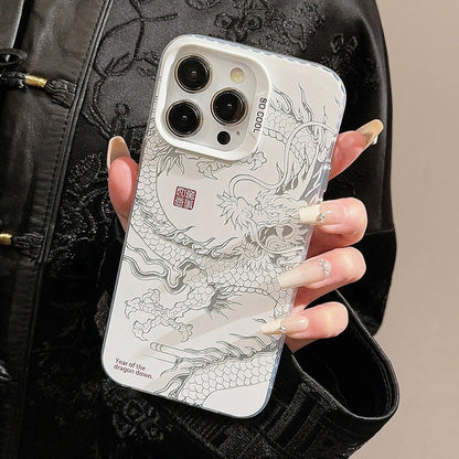 🐉🍀 Coque iPhone Dragon porte-bonheur – Design symbolique, protection antichoc et toucher agréable, pour attirer la chance au quotidien 📱