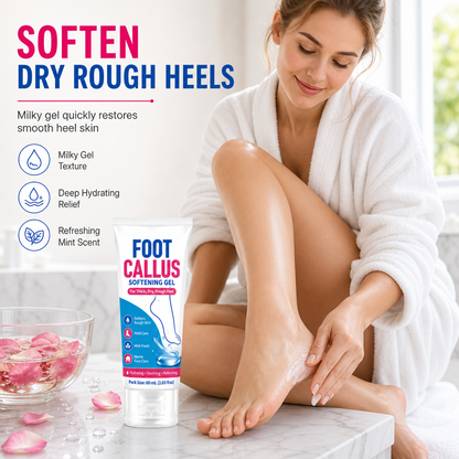 Crème Gel Hydratante à l'Urée pour Pieds 60 ml — Exfoliante & Hydratante pour Pieds Secs et Craquelés