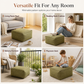 📢📢40% DE RÉDUCTION !! ⏰ Housse de Pouf de Rangement : À Garnir de Vêtements, Grande Fermeture Éclair, Lavable, 45x45x23cm🧺🛋️