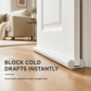 🚪 Boudin de porte double en cuir résistant ❄️ | Isolation thermique et phonique avec mousse souple 🔇 | Barrière contre les courants d’air, la poussière et les insectes | Universel