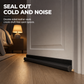 🚪 Boudin de porte double en cuir résistant ❄️ | Isolation thermique et phonique avec mousse souple 🔇 | Barrière contre les courants d’air, la poussière et les insectes | Universel