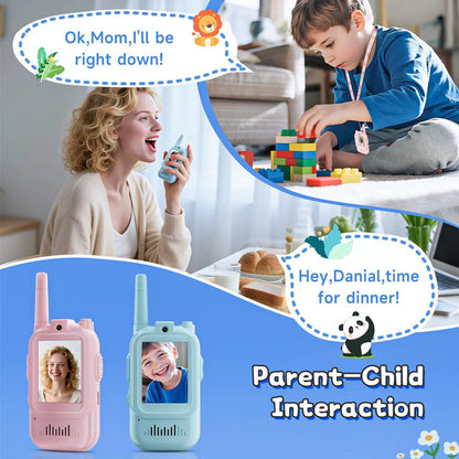 📢📢50 % DE RÉDUCTION !! ⏰ Talkies-walkies rechargeables avec fonction vidéo pour enfants – une communication ludique et sécurisée