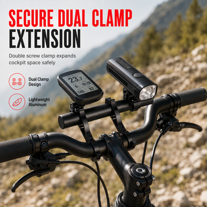 Extension de guidon de vélo en alliage d’aluminium