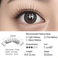 Faux cils magnétiques doux et réutilisables – Effet naturel