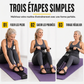 Bande de résistance à pédale multifonctionnelle, corde élastique de traction pour exercices abdominaux, entraînement à domicile, yoga et fitness Pilates pour hommes et femmes