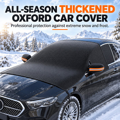 Protection de pare-brise épaisse en tissu Oxford – Neige, gel et soleil