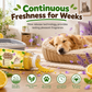 Granulés désodorisants pour litière de chat | Rose, menthe, jasmin, lavande et citron