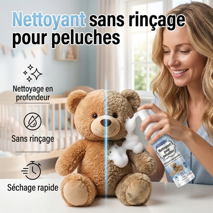 Nettoyant moussant sans eau pour peluches