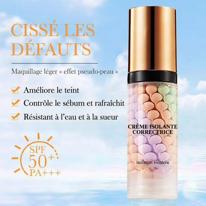 🌸 -50% DE RÉDUCTION MAINTENANT ! 🌸 Crème isolante anti-cernes délicate hydratante et éclaircissante, 3 couleurs, imperméable