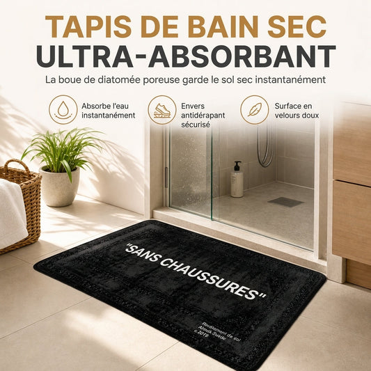 📢📢 50% DE RÉDUCTION !! ⏰ Tapis de salle de bain antidérapant et absorbant