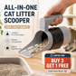📢📢 50 % RABATT!! ⏰ Självrengörande kattsandsspade – inbyggd avfallsbehållare, enhandsfattning & inga kladdiga händer 🐱🧹